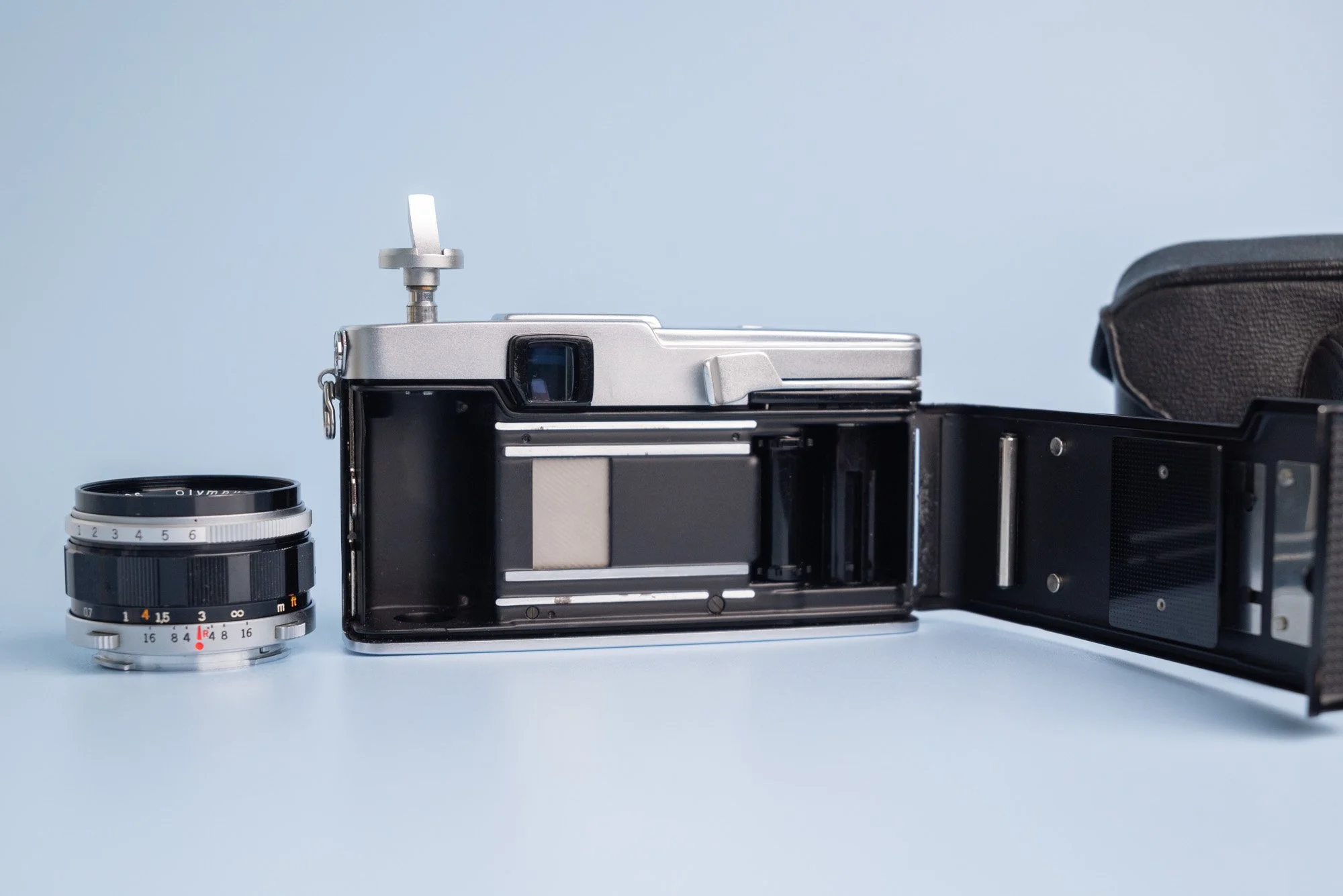 Olympus Pen FT Half Frame 35mm Film SLR Camera with Olympus F